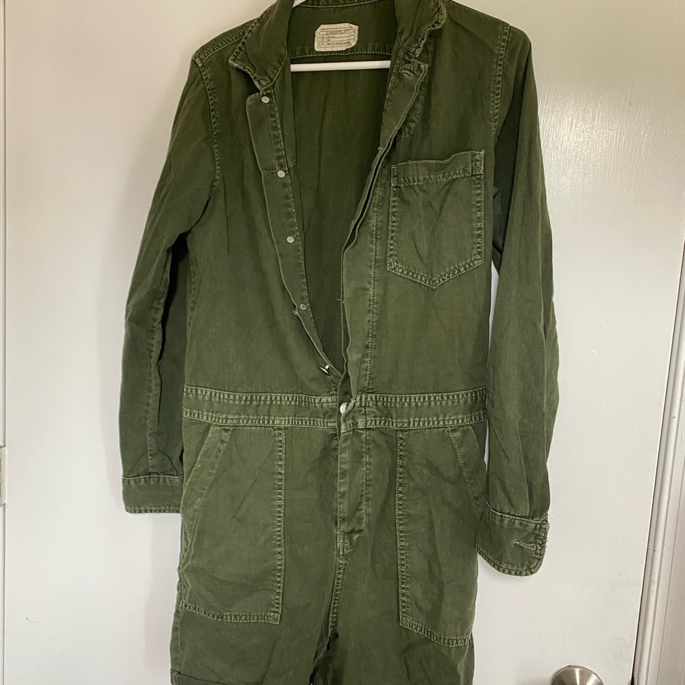 Current Elliot jumpsuit/industrial short set